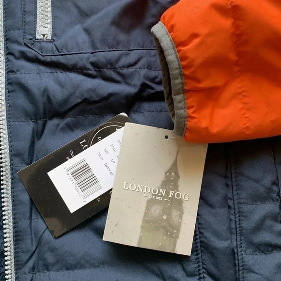LONDON FOG Kids Reversible Jacket Size Large NWT - Picture 8 of 11